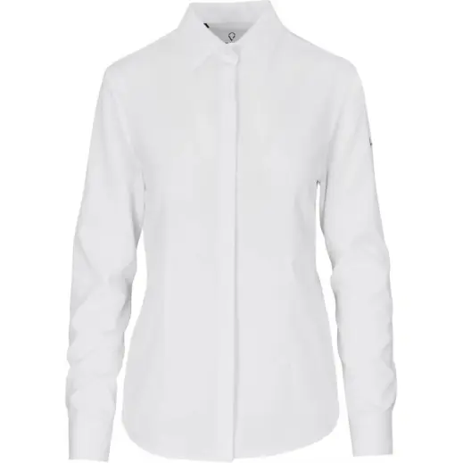 Ladies Long Sleeve Alex Varga Sorrento Shirt White